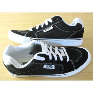 Vans Men's Chukka Push Black White Canvas Suede Skate  shoes Sizes NIB